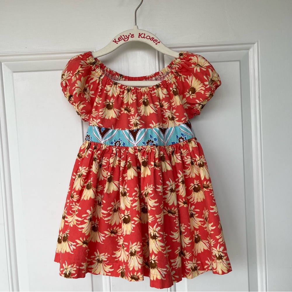 •Matilda Jane• Tie-Back Tunic Peasant Top - Size 4